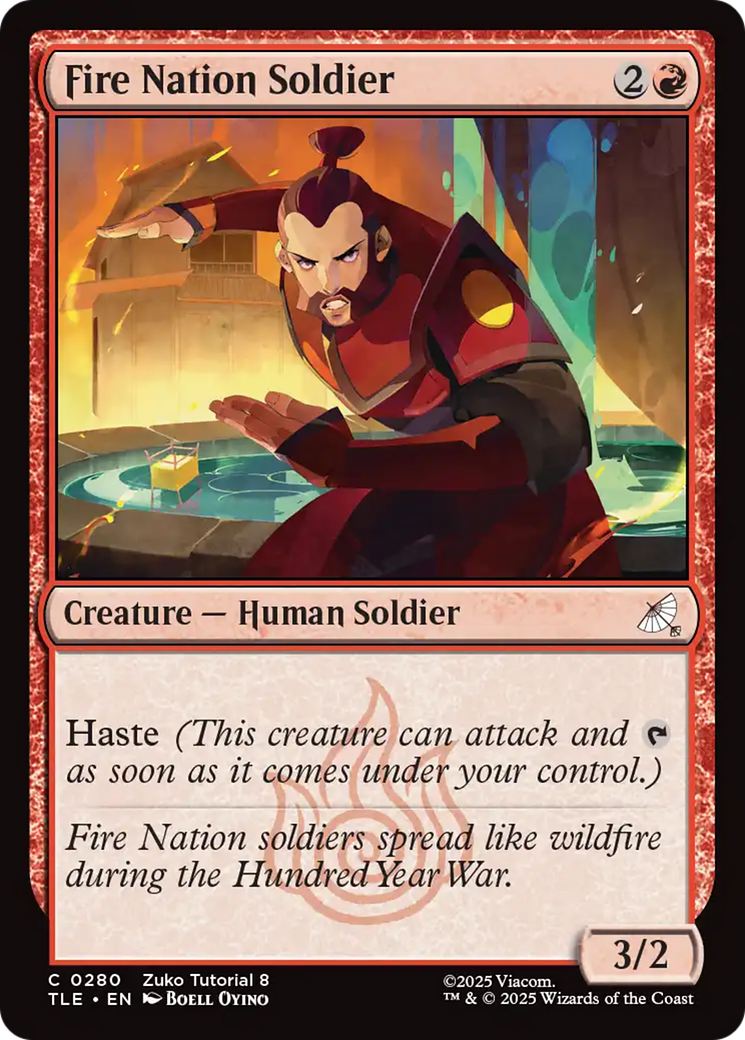 Fire Nation Soldier (0280) [Avatar: The Last Airbender: Eternal-Legal] | Exor Games Bridgewater
