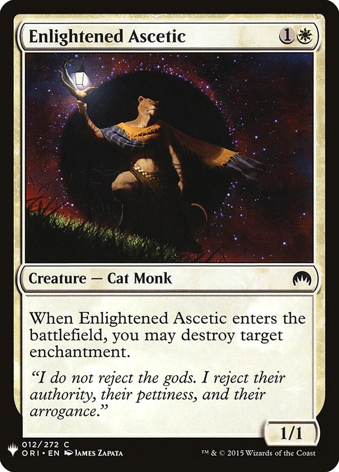 Enlightened Ascetic [Mystery Booster] | Exor Games Bridgewater