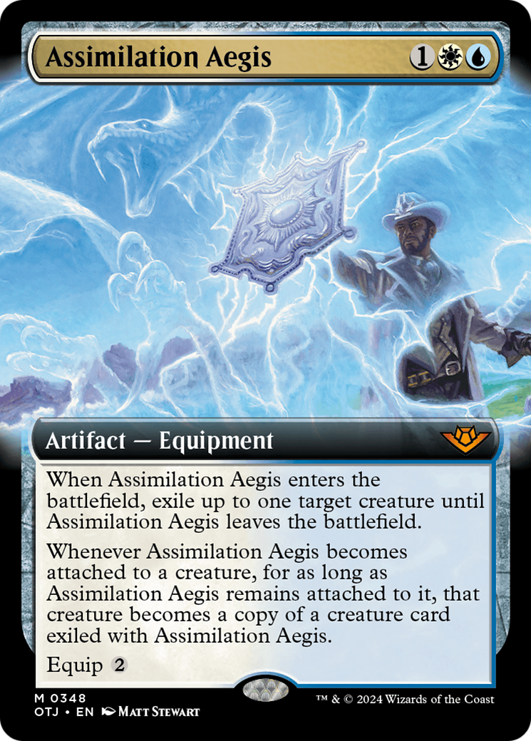 Assimilation Aegis (Extended Art) [Outlaws of Thunder Junction] | Exor Games Bridgewater