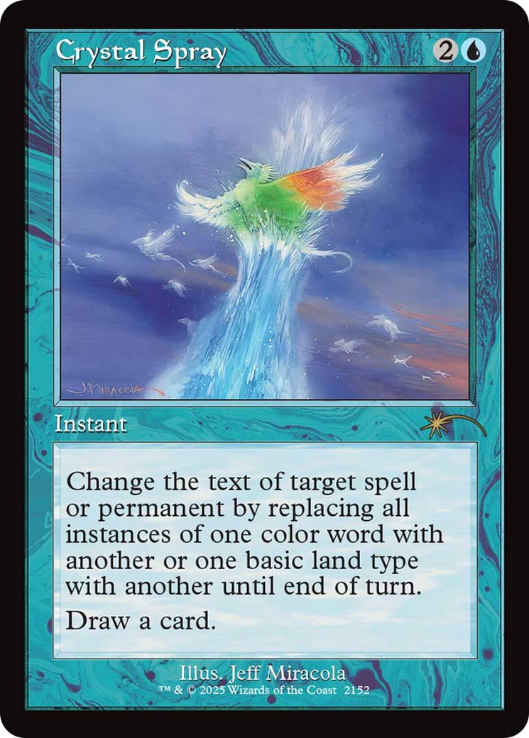 Crystal Spray (Retro Frame) [Secret Lair Drop Series] | Exor Games Bridgewater