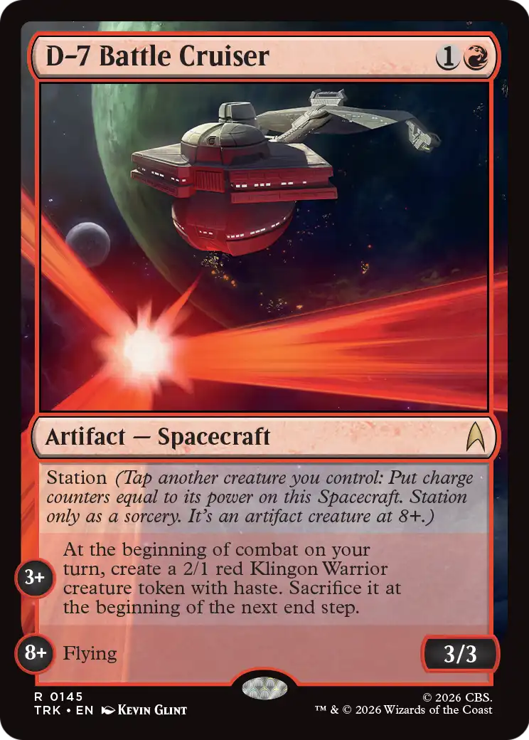 D-7 Battle Cruiser [Star Trek] | Exor Games Bridgewater