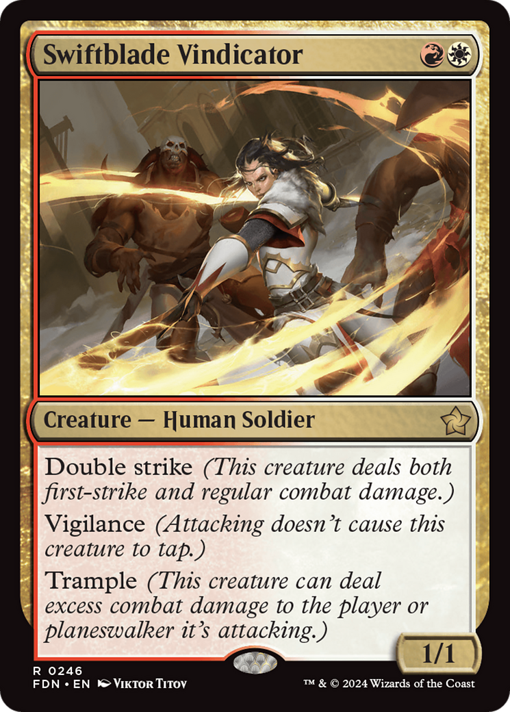 Swiftblade Vindicator [Foundations] | Exor Games Bridgewater