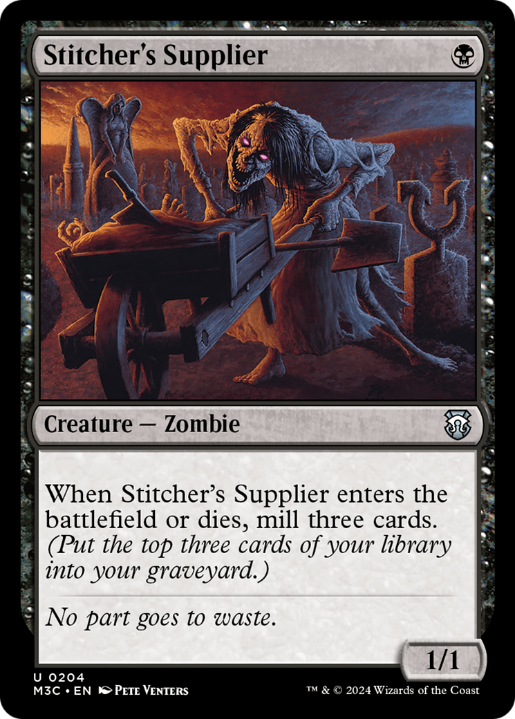 Stitcher's Supplier (Ripple Foil) [Modern Horizons 3 Commander] | Exor Games Bridgewater