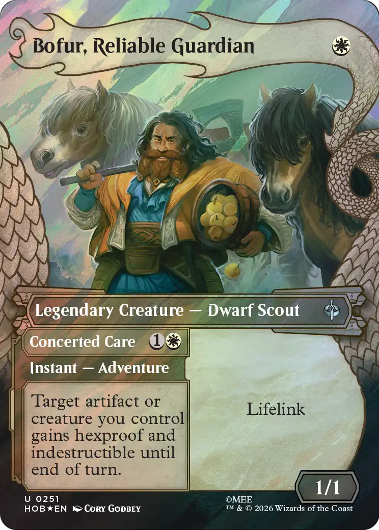Bofur, Reliable Guardian (Showcase) (Surge Foil) [The Hobbit] | Exor Games Bridgewater
