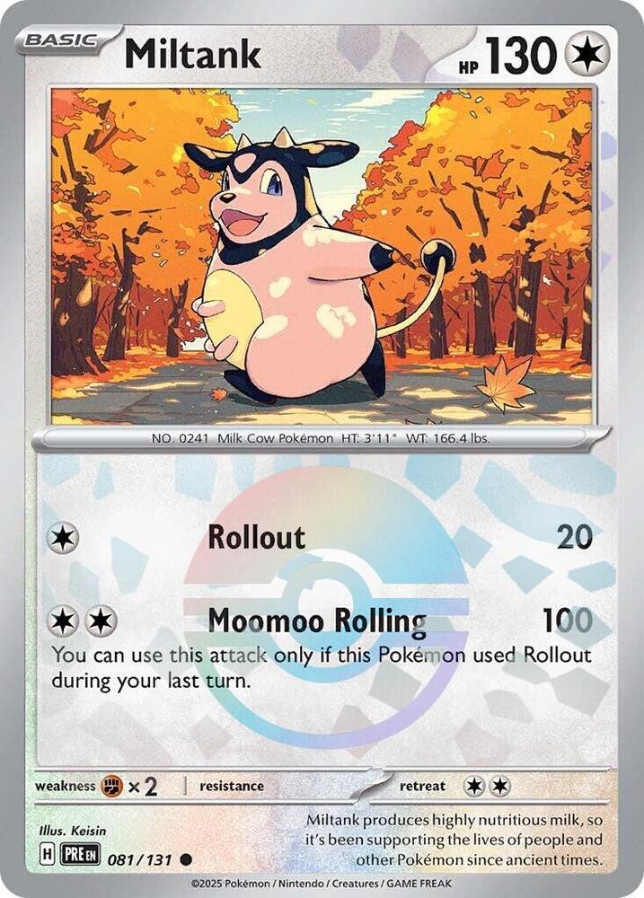 Miltank (081/131) (Poke Ball Pattern) [Scarlet & Violet: Prismatic Evolutions] | Exor Games Bridgewater