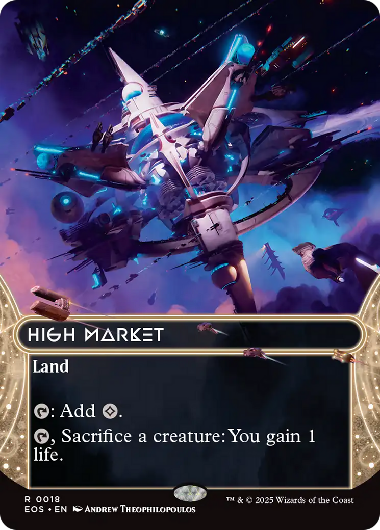 High Market (0018) (Borderless) [Edge of Eternities: Stellar Sights] | Exor Games Bridgewater
