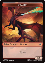 Stone Boulder // Dragon Double-Sided Token [The Hobbit Tokens] | Exor Games Bridgewater