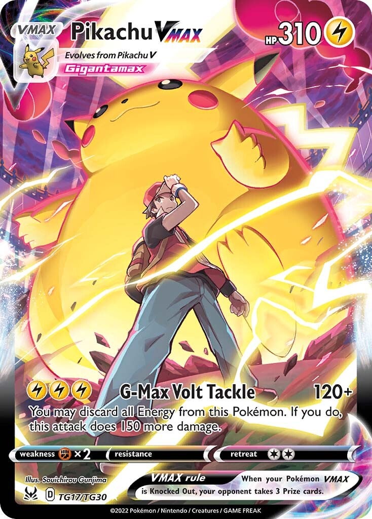 Pikachu VMAX (TG17/TG30) [Sword & Shield: Lost Origin] | Exor Games Bridgewater