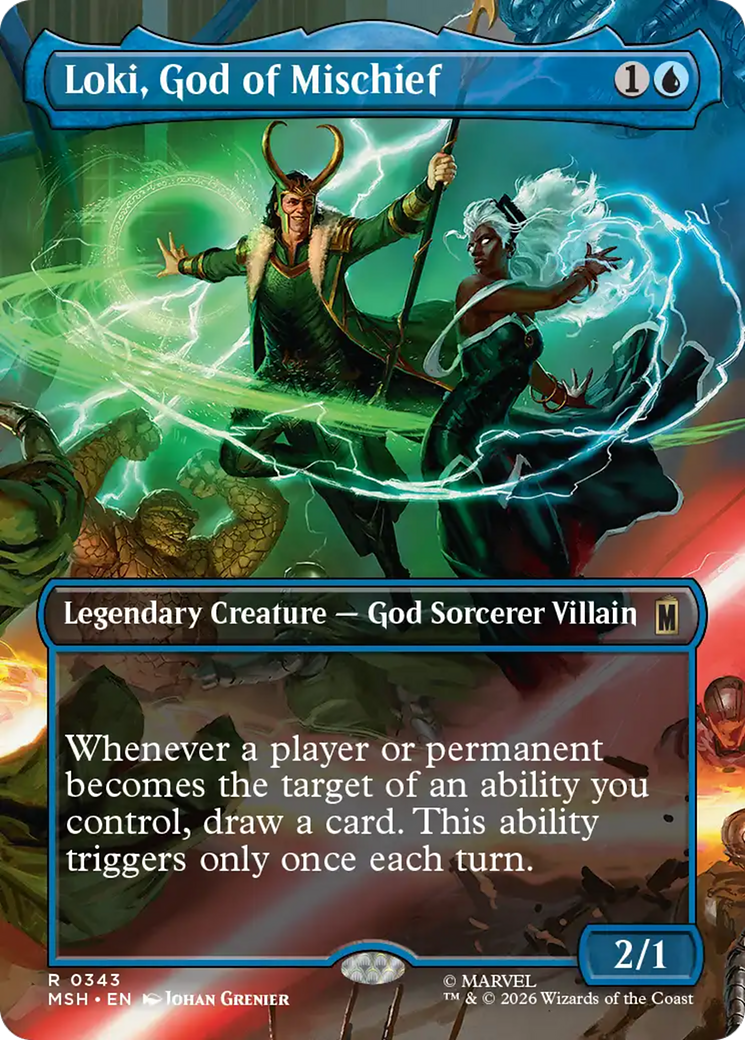 Loki, God of Mischief (Borderless) [Marvel Super Heroes] | Exor Games Bridgewater