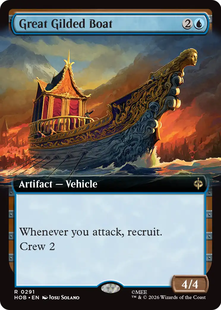 Great Gilded Boat (Extended Art) [The Hobbit] | Exor Games Bridgewater