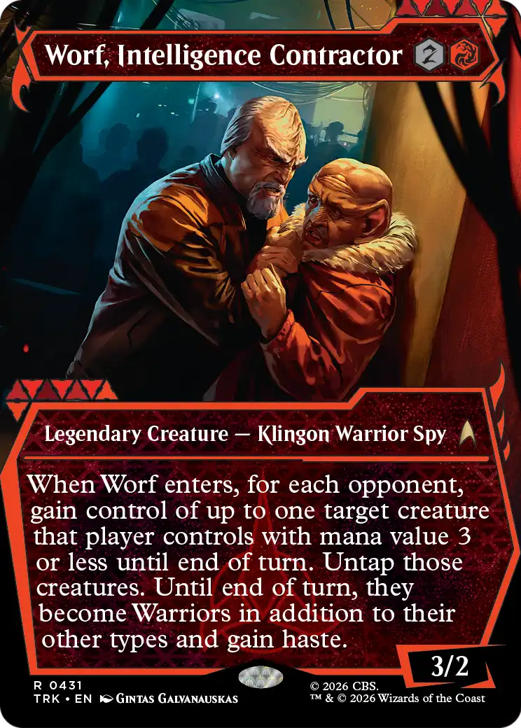 Worf, Intelligence Contractor (Showcase) [Star Trek] | Exor Games Bridgewater