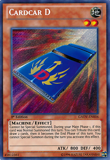 Cardcar D [GAOV-EN006] Secret Rare | Exor Games Bridgewater