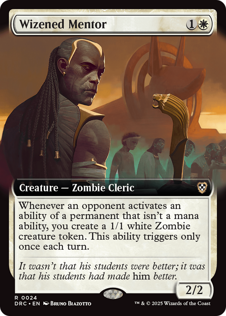 Wizened Mentor (Extended Art) [Aetherdrift Commander] | Exor Games Bridgewater