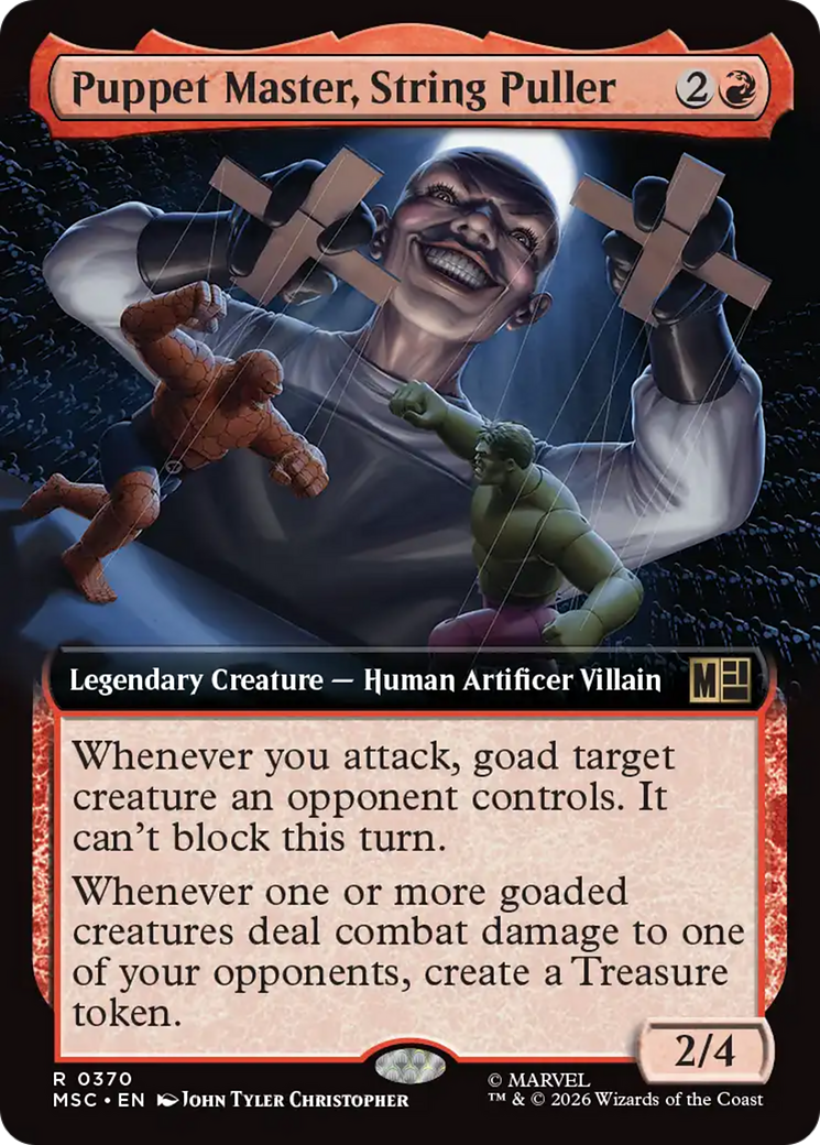 Puppet Master, String Puller (Extended Art) [Marvel Super Heroes Commander] | Exor Games Bridgewater