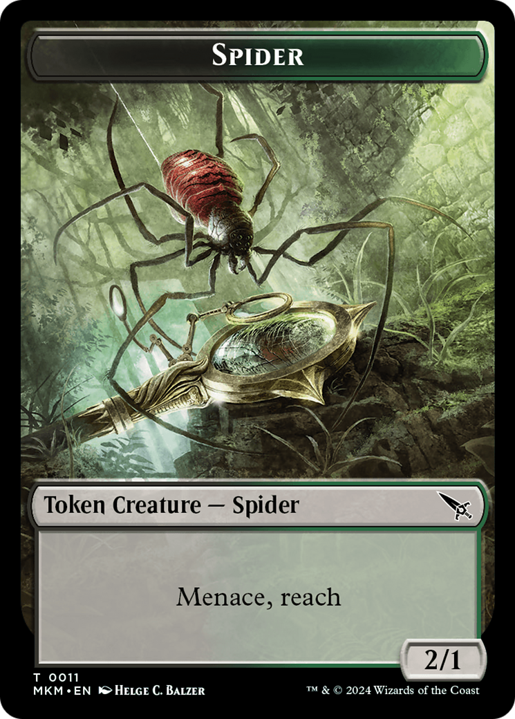 Spider Token [Murders at Karlov Manor Tokens] | Exor Games Bridgewater