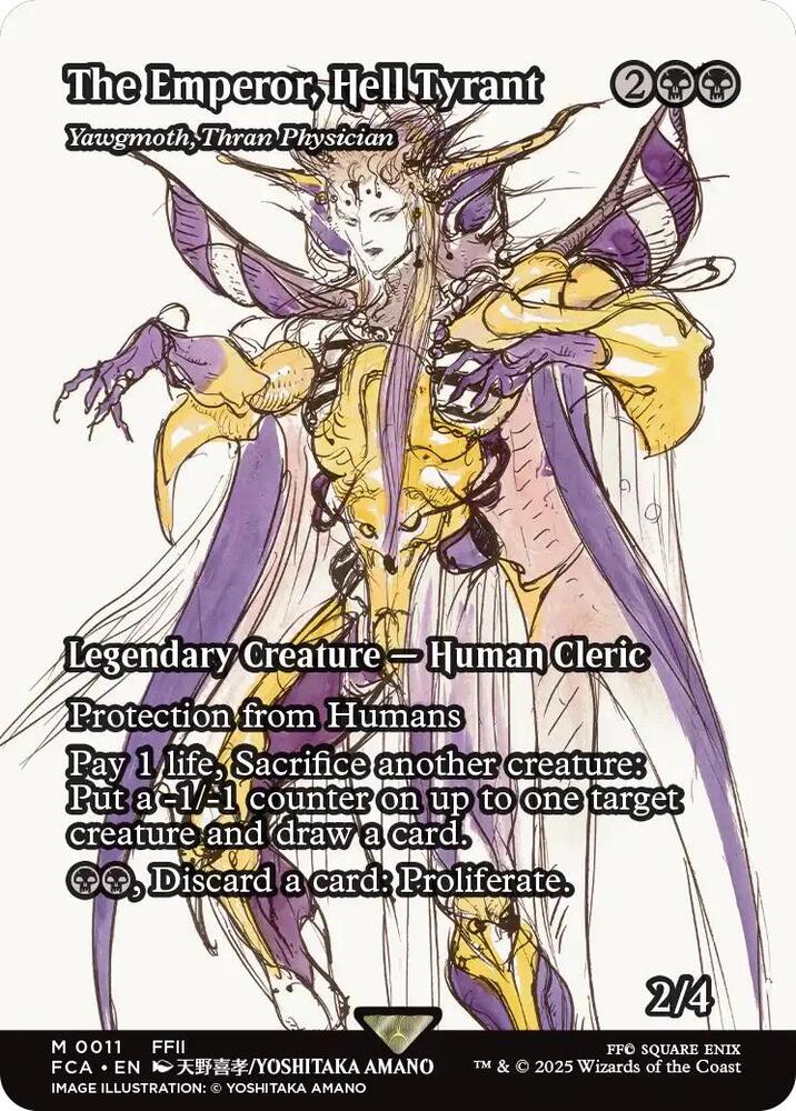 The Emperor, Hell Tyrant - Yawgmoth, Thran Physician (Showcase) [FINAL FANTASY : Through the Ages] | Exor Games Bridgewater