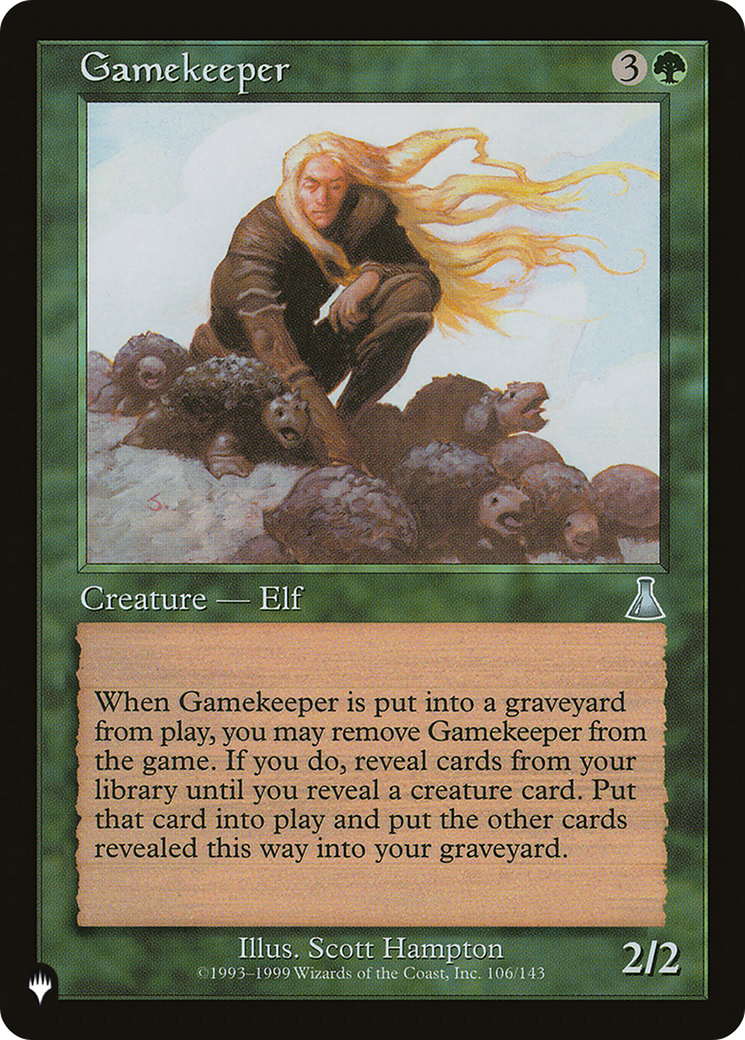 Gamekeeper [The List Reprints] | Exor Games Bridgewater