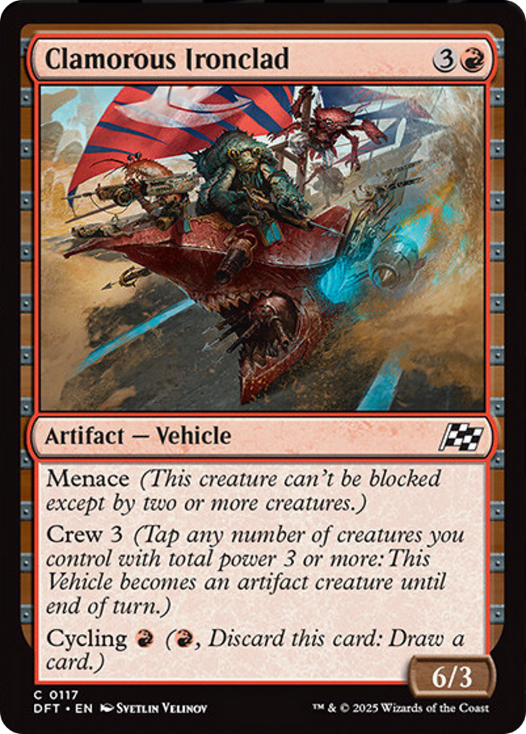Clamorous Ironclad [Aetherdrift] | Exor Games Bridgewater