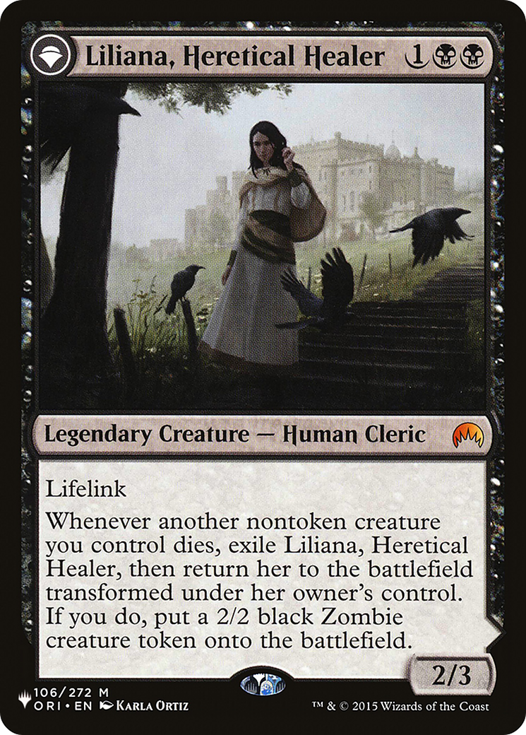 Liliana, Heretical Healer // Liliana, Defiant Necromancer [Secret Lair: From Cute to Brute] | Exor Games Bridgewater