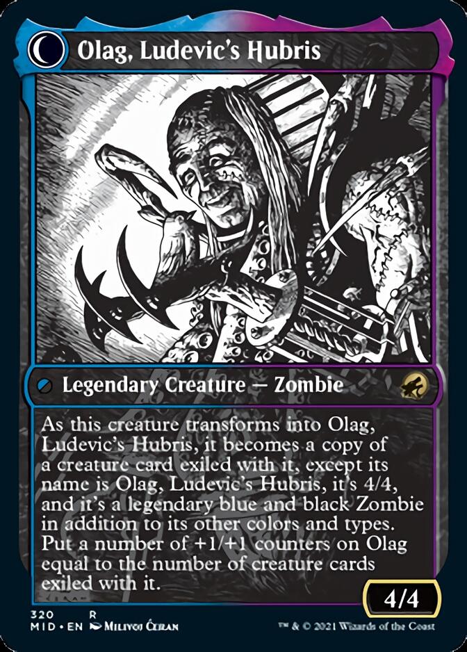 Ludevic, Necrogenius // Olag, Ludevic's Hubris (Showcase Eternal Night) [Innistrad: Midnight Hunt] | Exor Games Bridgewater