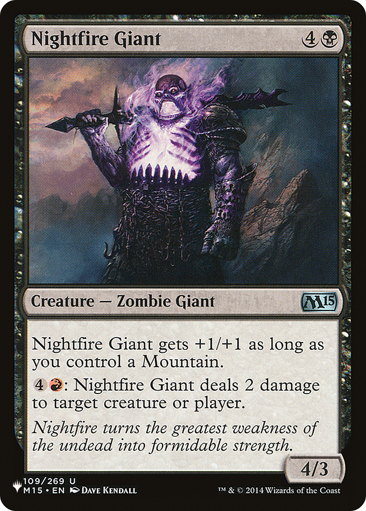 Nightfire Giant [The List Reprints] | Exor Games Bridgewater