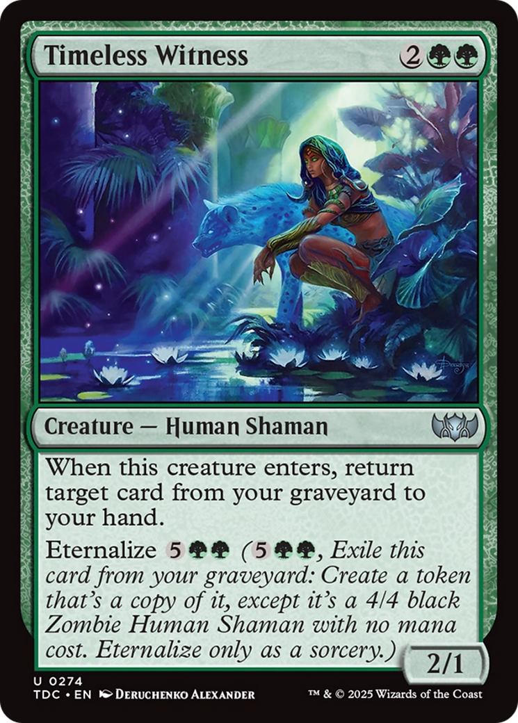 Timeless Witness [Tarkir: Dragonstorm Commander] | Exor Games Bridgewater