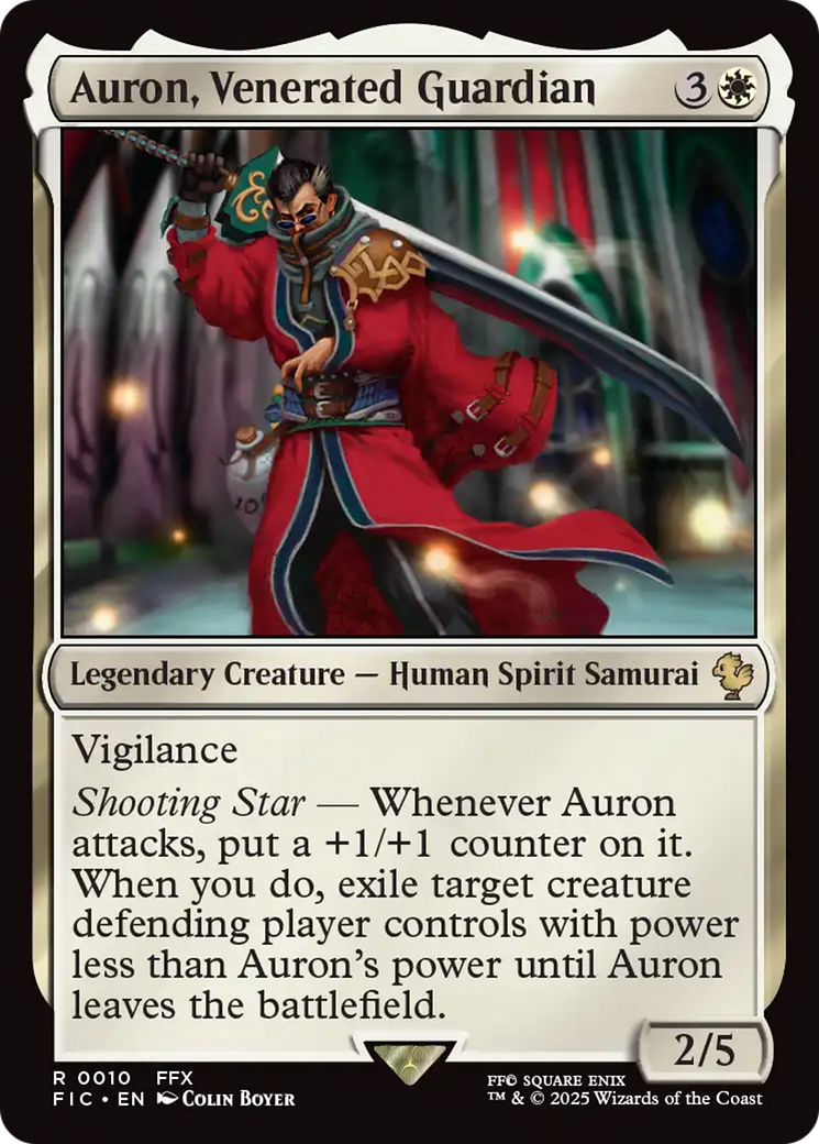 Auron, Venerated Guardian [FINAL FANTASY Commander] | Exor Games Bridgewater