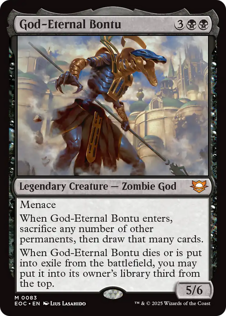 God-Eternal Bontu [Edge of Eternities Commander] | Exor Games Bridgewater