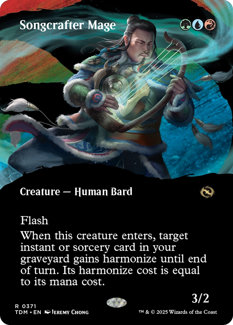 Songcrafter Mage (Borderless) [Tarkir: Dragonstorm] | Exor Games Bridgewater