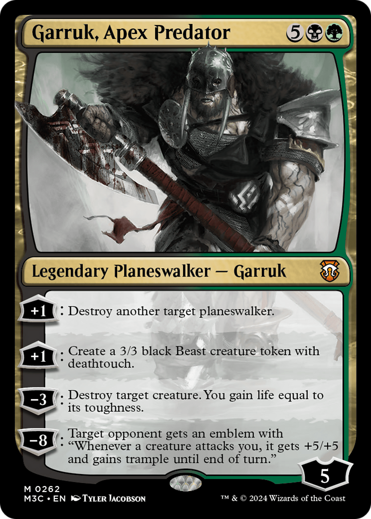 Garruk, Apex Predator (Ripple Foil) [Modern Horizons 3 Commander] | Exor Games Bridgewater