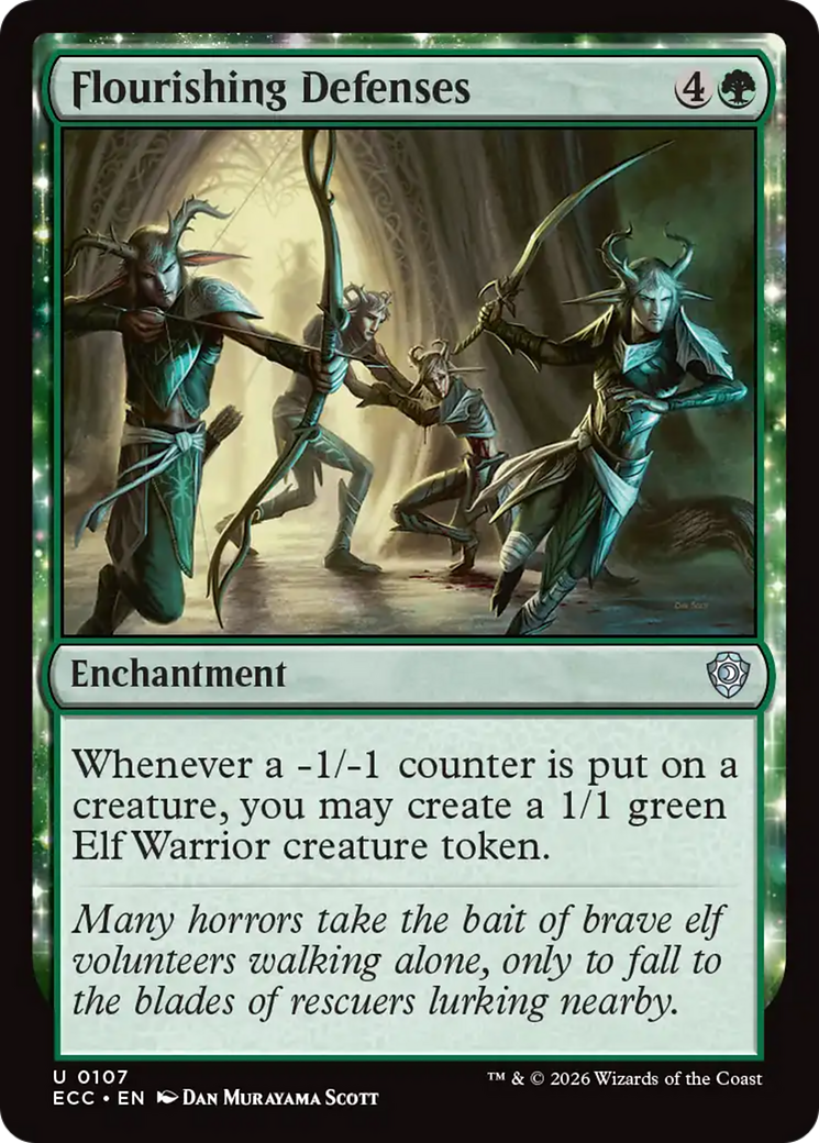 Flourishing Defenses [Lorwyn Eclipsed Commander] | Exor Games Bridgewater