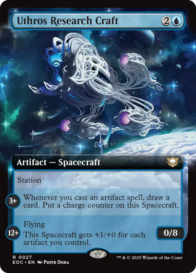Uthros Research Craft (Extended Art) [Edge of Eternities Commander] | Exor Games Bridgewater
