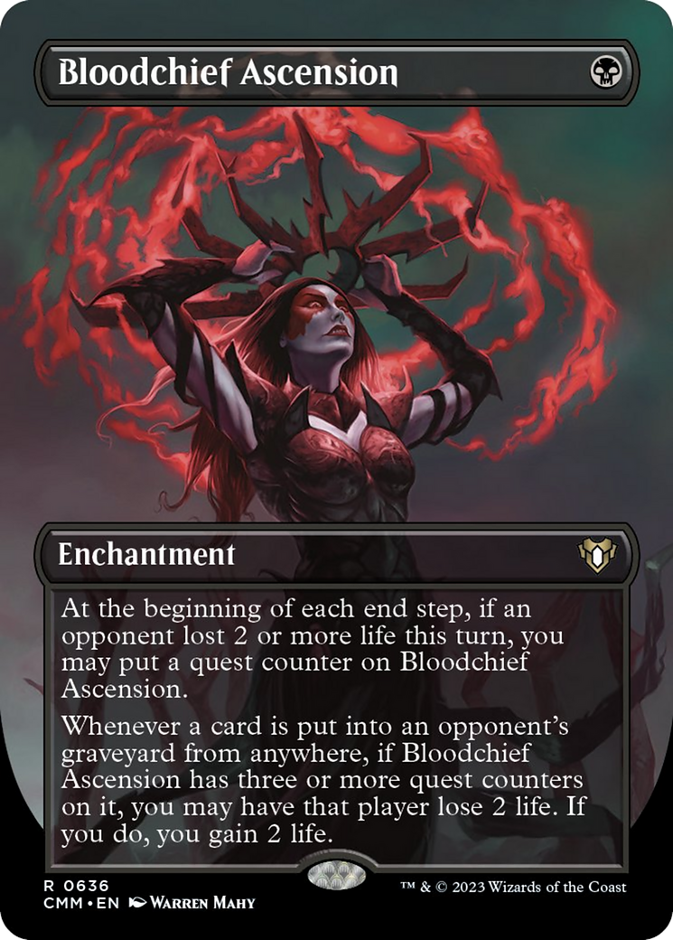 Bloodchief Ascension (Borderless Alternate Art) [Commander Masters] | Exor Games Bridgewater