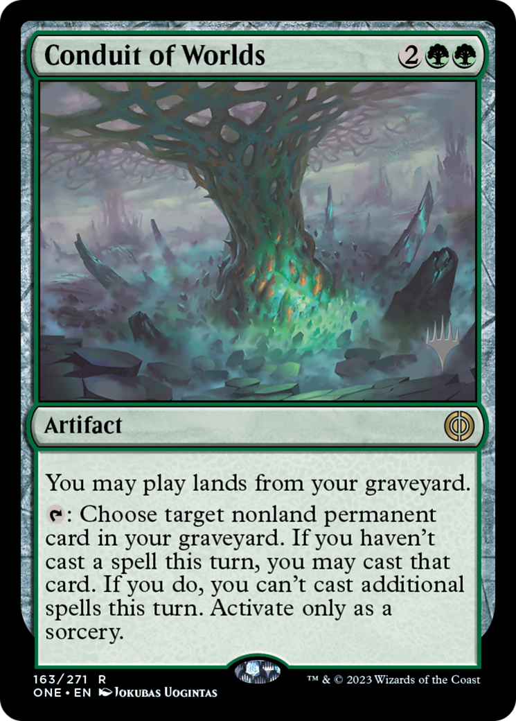 Conduit of Worlds (Promo Pack) [Phyrexia: All Will Be One Promos] | Exor Games Bridgewater