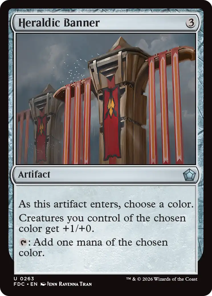 Heraldic Banner [Foundations Commander] | Exor Games Bridgewater