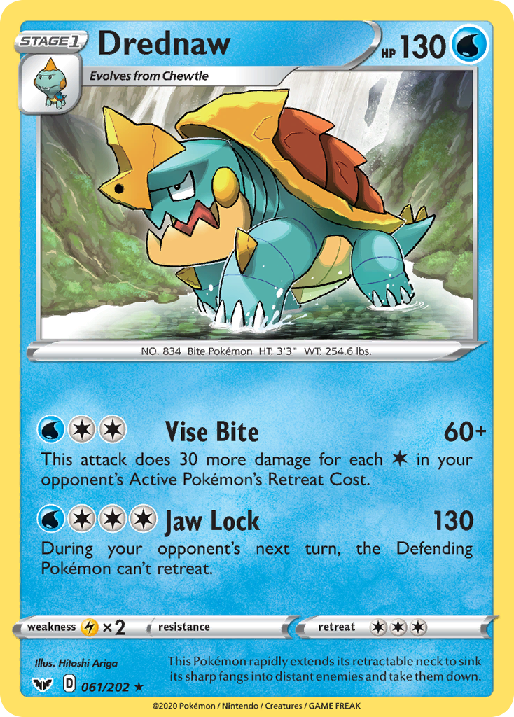 Drednaw (061/202) [Sword & Shield: Base Set] | Exor Games Bridgewater