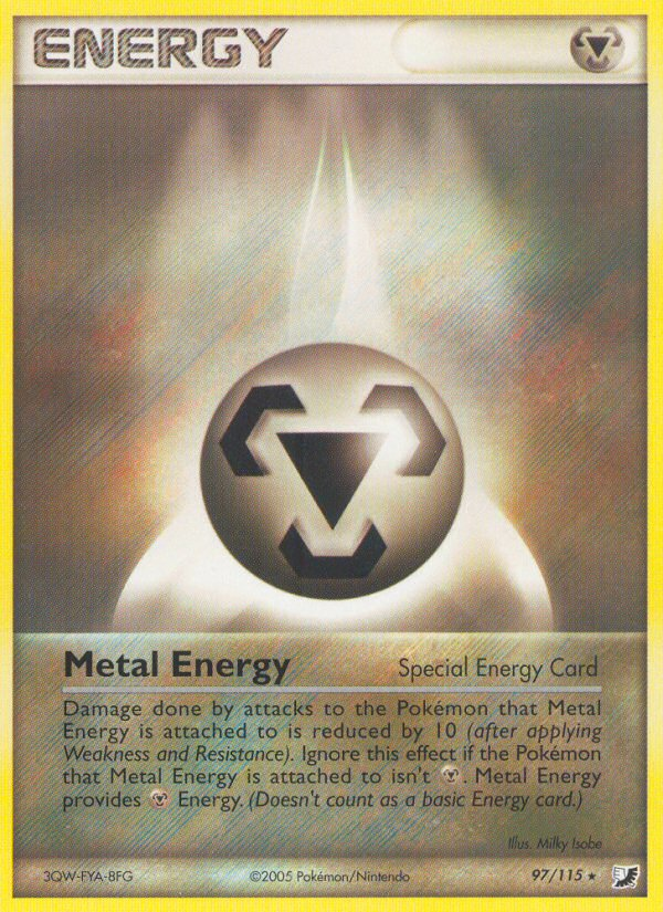 Metal Energy (97/115) [EX: Unseen Forces] | Exor Games Bridgewater