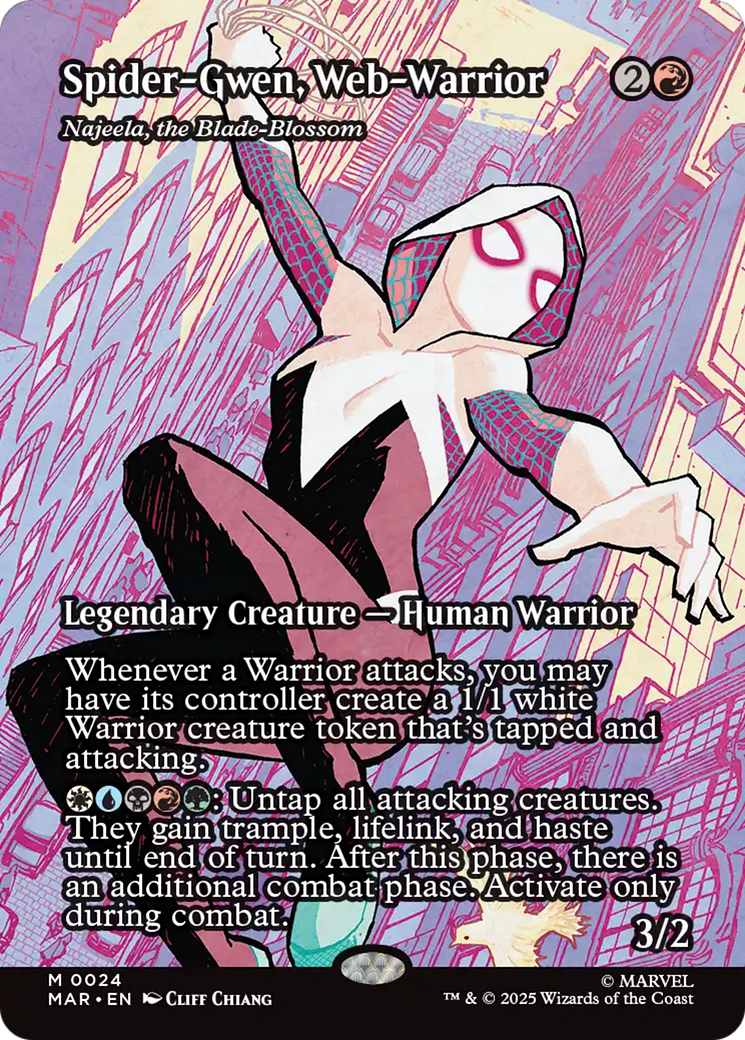 Spider-Gwen, Web-Warrior - Najeela, the Blade-Blossom [Marvel's Spider-Man: Eternal-Legal] | Exor Games Bridgewater