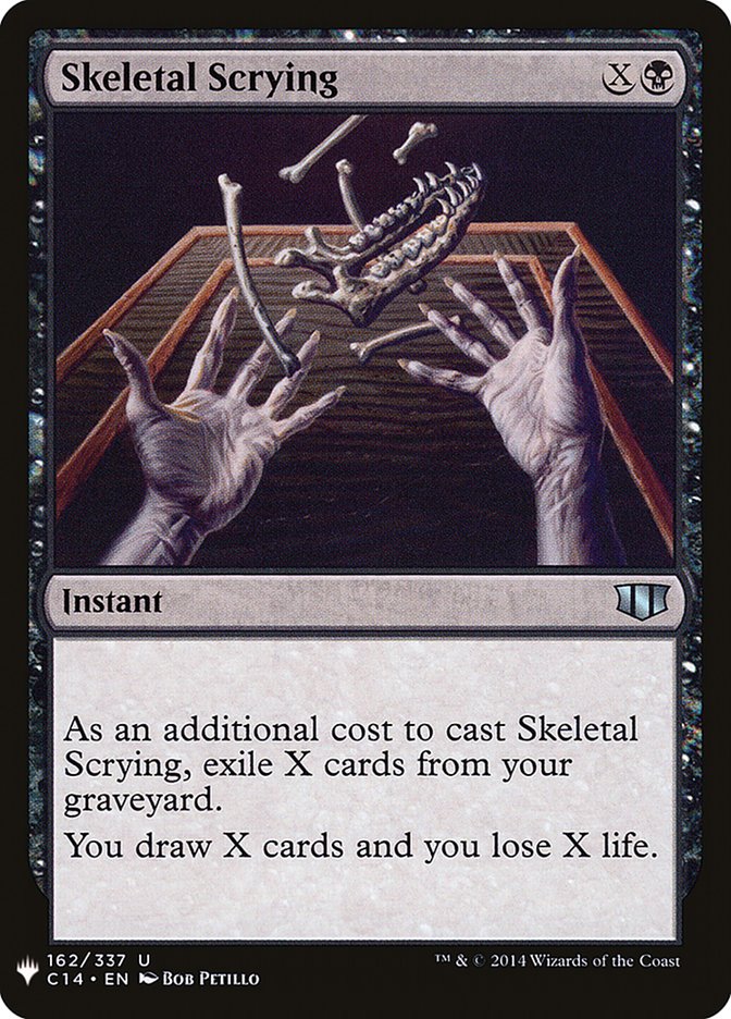 Skeletal Scrying [Mystery Booster] | Exor Games Bridgewater