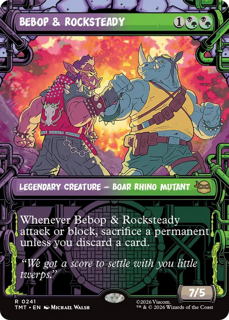 Bebop & Rocksteady (Showcase) [Teenage Mutant Ninja Turtles] | Exor Games Bridgewater