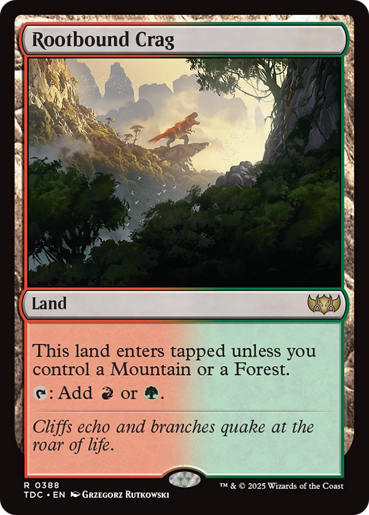 Rootbound Crag [Tarkir: Dragonstorm Commander] | Exor Games Bridgewater