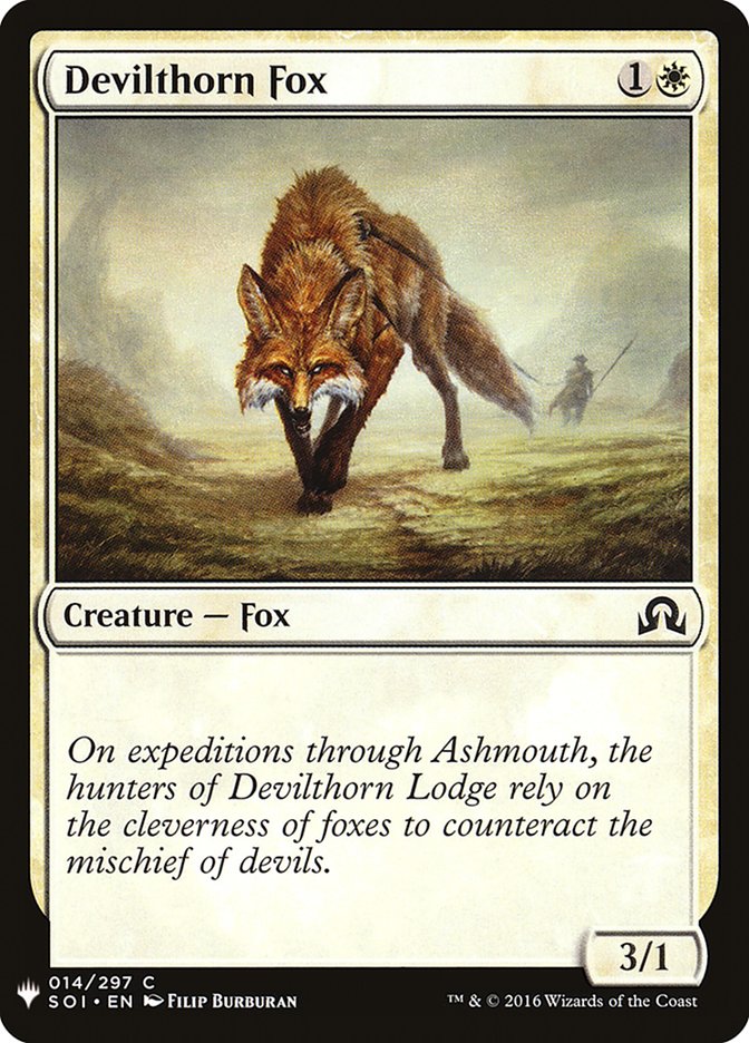 Devilthorn Fox [Mystery Booster] | Exor Games Bridgewater