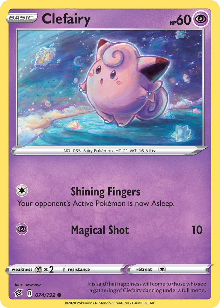 Clefairy (074/192) [Sword & Shield: Rebel Clash] | Exor Games Bridgewater