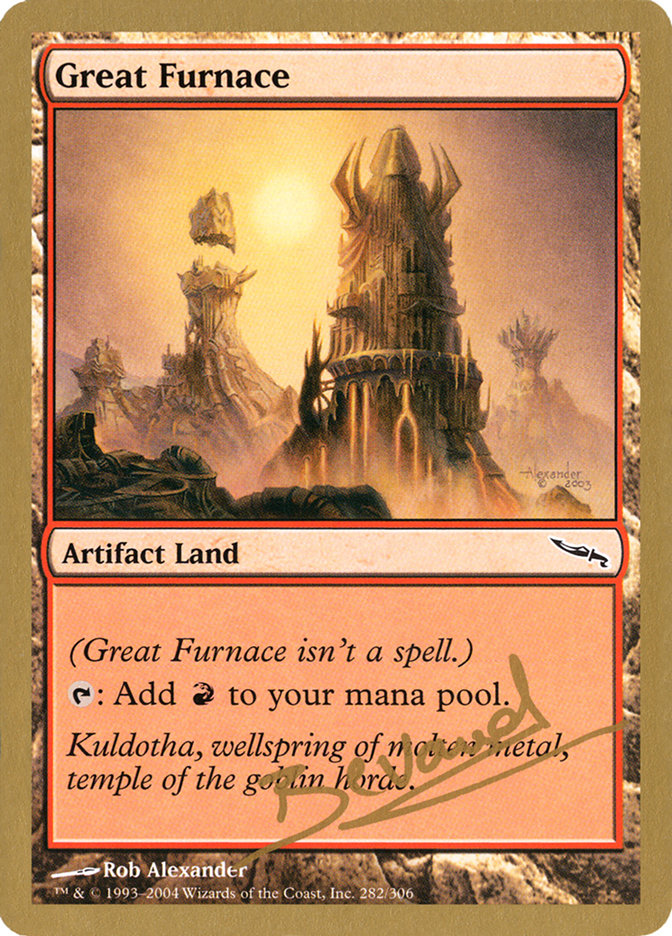 Great Furnace (Manuel Bevand) [World Championship Decks 2004] | Exor Games Bridgewater