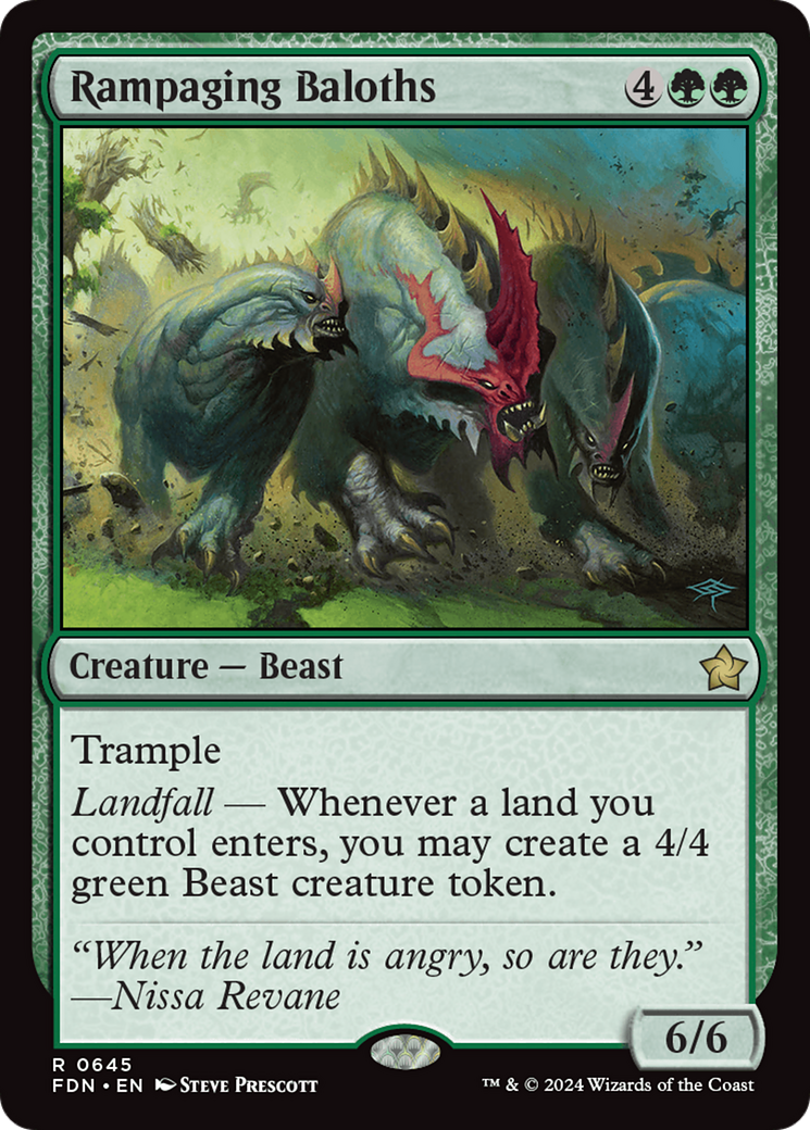 Rampaging Baloths [Foundations] | Exor Games Bridgewater