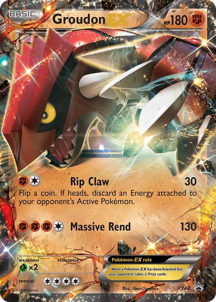 Groudon EX (XY42) [XY: Black Star Promos] | Exor Games Bridgewater