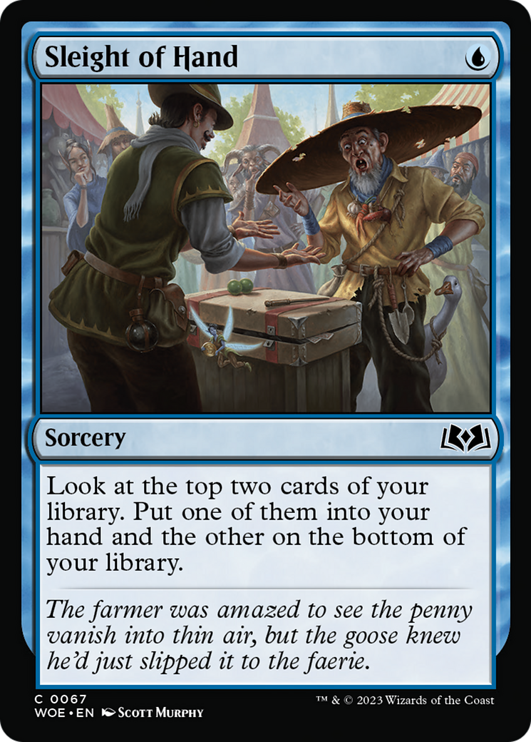 Sleight of Hand [Wilds of Eldraine] | Exor Games Bridgewater