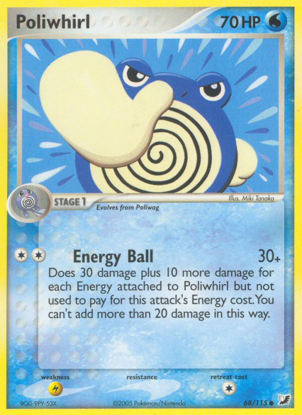 Poliwhirl (68/115) [EX: Unseen Forces] | Exor Games Bridgewater