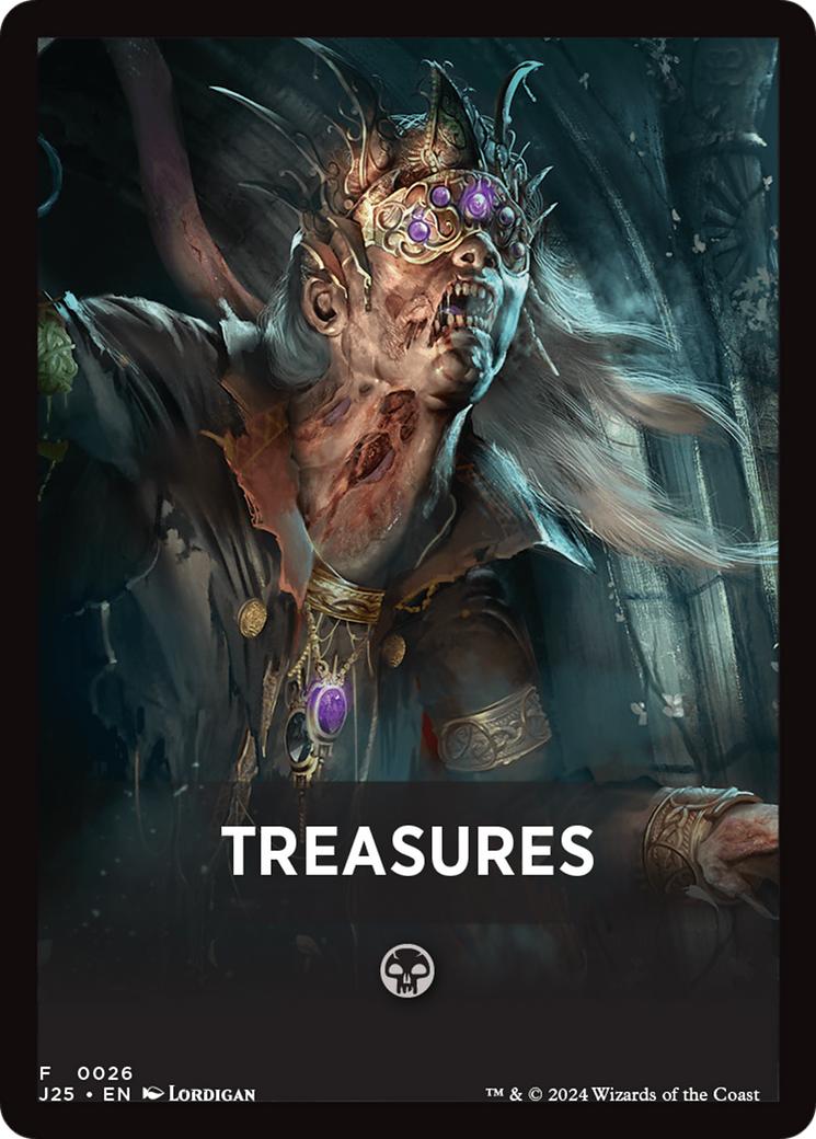 Treasures Theme Card [Foundations Jumpstart Front Cards] | Exor Games Bridgewater