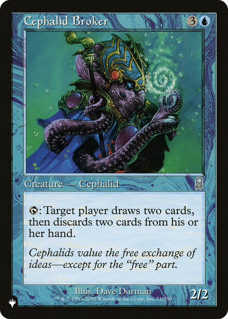 Cephalid Broker [The List Reprints] | Exor Games Bridgewater